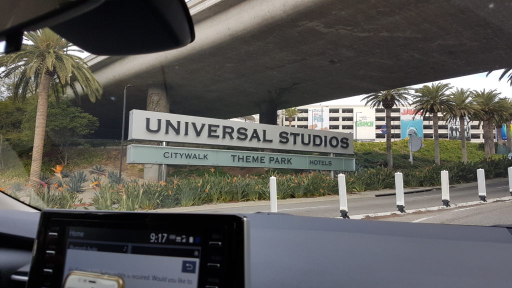 parkings universal studio