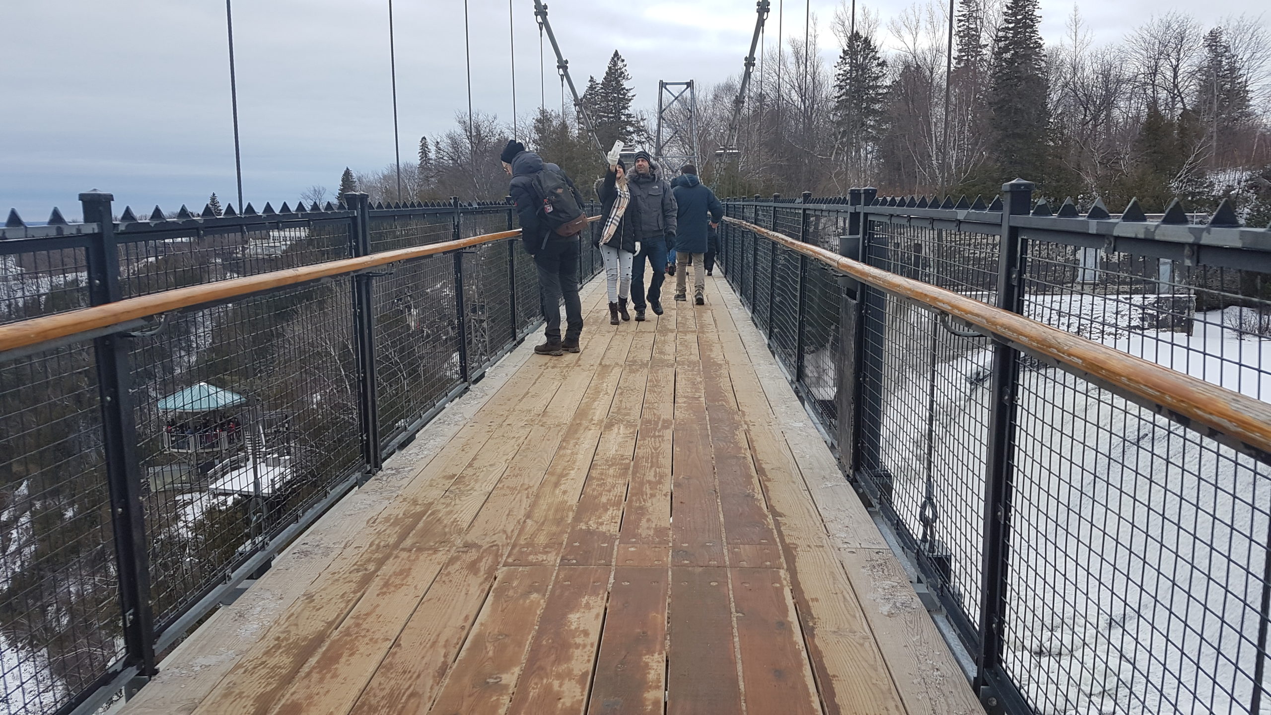 chutes de Montmorency le pont